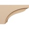 Ekena Millwork 10"W x 30"D x 20"H Classic Helena Rough Cedar Woodgrain TimberThane Corbel, Primed Tan CORUR10X30X20HELRCPR - alternate 6